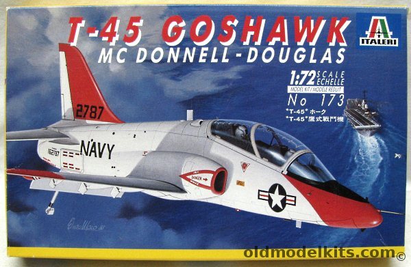 Italeri 1/72 T-45A Goshawk Navy Trainer, 173 plastic model kit